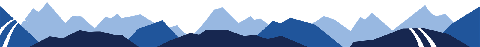 full blue banner