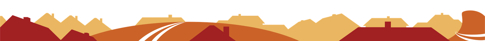 full orange banner