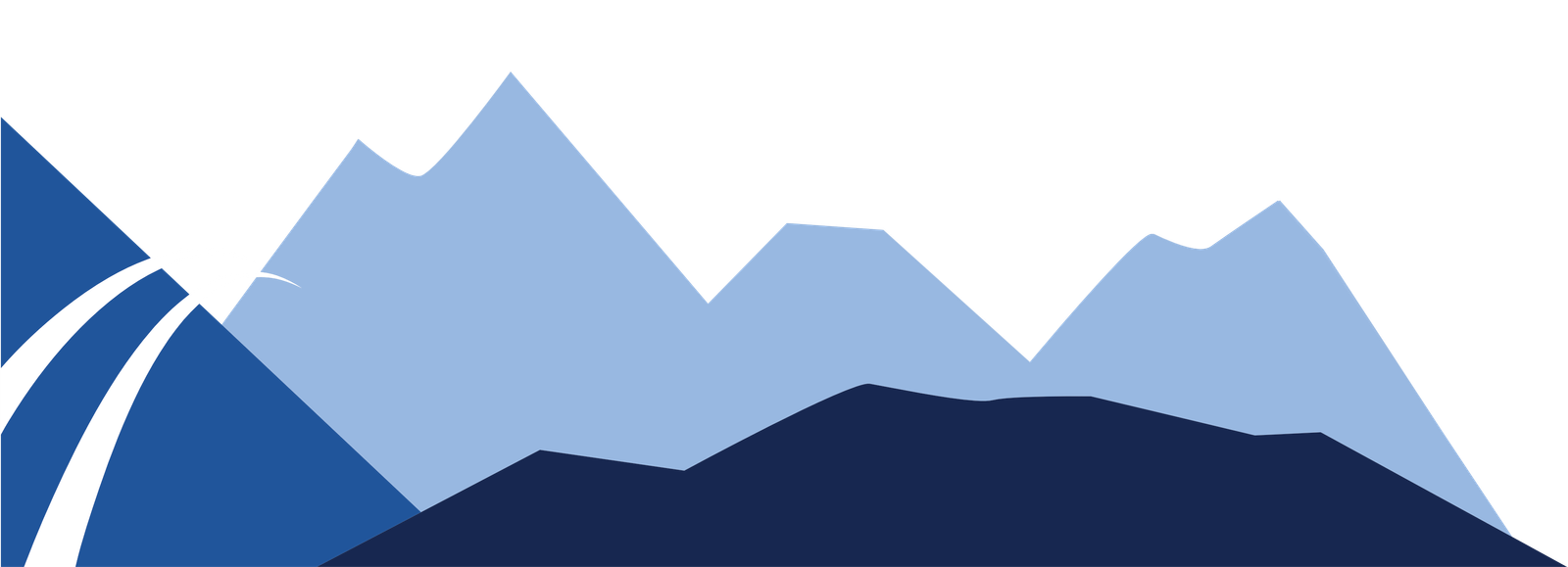 short blue banner
