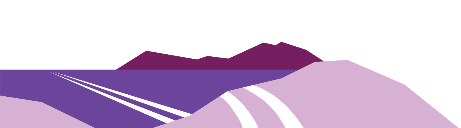 short purple banner